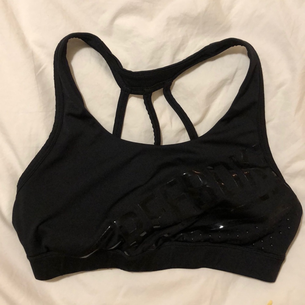 Reebok lattice back bra